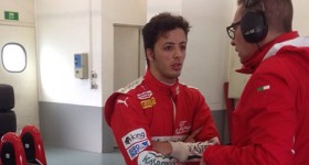Antonio Fuoco test Ferrari Antonio Fuoco test Ferrari